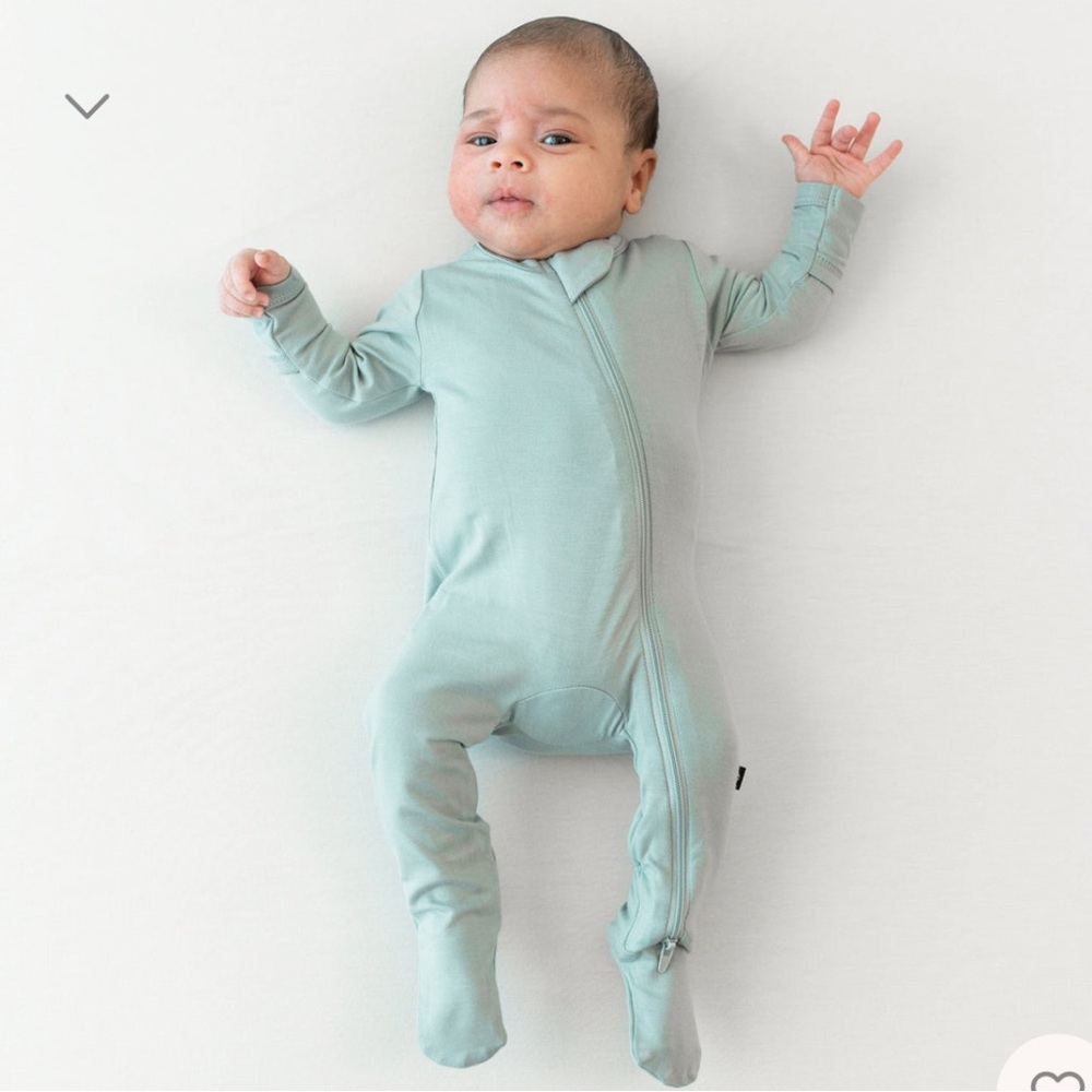 Kyte Baby Zippered Footie in Sage